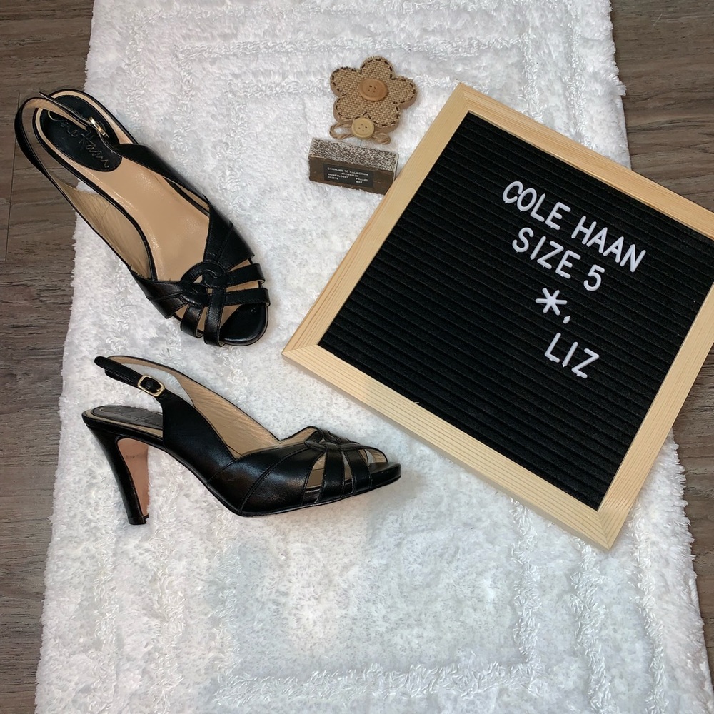 Cole Haan slingback heels size 5